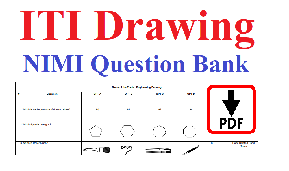 DRAUGHTSMAN CIVIL : Engineering Drawing Objective Type Questions |  Engineering notes, Previous question papers, Old question papers
