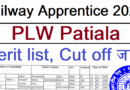 Railway Apprentice PLW Patiala merit list 2022 kab aayega,ITI Pass Apprentice