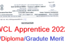 Western Coalfields Limited Nagpur Apprentice New Merit list 2022, WCL Apprentice Latest Merit list 2022-23