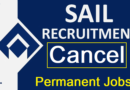 SAIL Recruitment Cancel Official Notice 2023, Fee Refund Form 2023