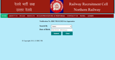 Northern Railway Apprentice Final Result Out 2024