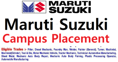 Maruti Suzuki New Campus Placement Recruitment 2024, Rs 30852 Salary @marutisuzuki.com