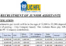 LIC Junior Assistant Recruitment 2024, 14-08-2024 last dates