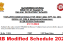 RRB Modified Exam Date 2024, Technician III, I, JE, RPF SI New Exam Date Out