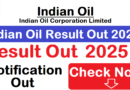 IOCL Junior Operator Provisional Merit list 2025 Out