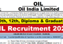OIL Recruitment 2025, 10th, 12th, Diploma & Graduate Pass Latest Vacancy 2025, 18/08/2025 Last Date