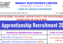 BEL Apprenticeship Recruitment 2025, BBA & B.Com Pass Latest Vacancy 2025