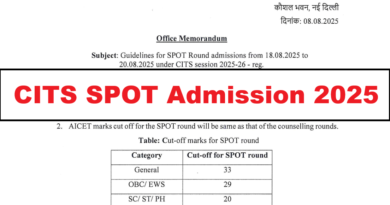 CITS SPOT Admission 2025