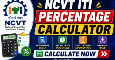 NCVT ITI Percentage Calculator