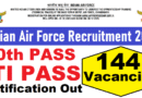 Indian Air Force Recruitment 2025, ITI Pass Latest Vacancy 2025, 30/12/2025 Last Date