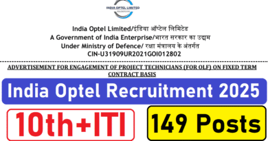 India Optel Recruitment 2025, 10th & ITI Pass Vacancy 2025