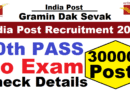 India Post Recruitment 2026, 10th Pass Latest Vacancy 2026