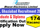 BEL Ghaziabad Apprentice Recruitment 2025, 174 Posts, Diploma & Graduate Pass Latest Vacancy 2025