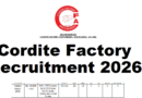 Cordite Factory CPW Recruitment 2026