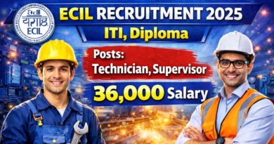 ECIL Recruitment 2026, ITI, Diploma 03/2026