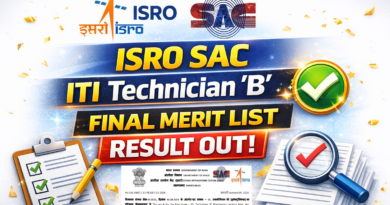 ISRO SAC Technician B Final Result 2026 Out, SAC 03 2023