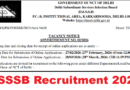 DSSSB Recruitment 2026, ITI, 12th, Graduate, etc