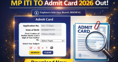 MP ITI TO Admit Card 2026 Out