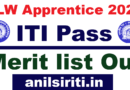 PLW Apprentice Merit list 2026 Out