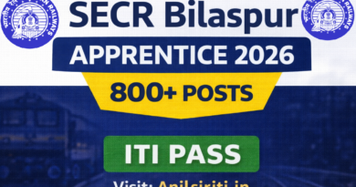 SECR Bilaspur Apprentice 2026