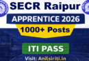 SECR Raipur Apprentice Recruitment 2026