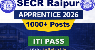 SECR Raipur Apprentice Recruitment 2026