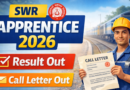 SWR Apprentice 2026 Result Out, Download Call letter