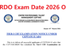 DRDO CEPTAM 11 Tier 1 Exam Date 2026 Out