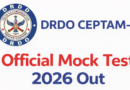 DRDO CEPTAM 11 Official Mock Test 2026 Out