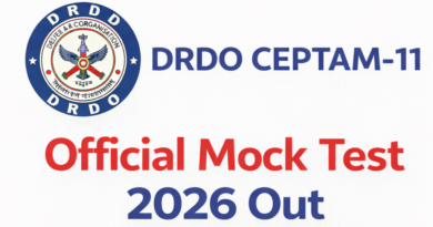 DRDO CEPTAM 11 Official Mock Test 2026 Out