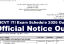 NCVT ITI Exam Schedule 2026 Out