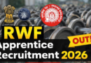 RWF Railway Apprentice Recruitment 2026 out