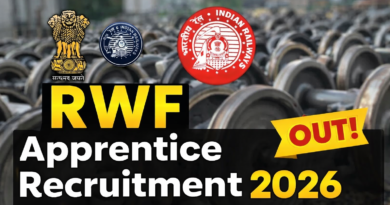 RWF Railway Apprentice Recruitment 2026 out