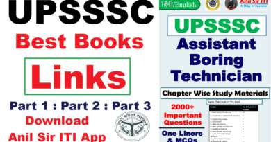UPSSSC Assistant Boring Technician Best Books 2026