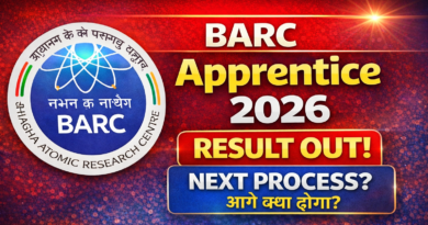 BARC Apprentice 2026 Result Update – Next Process