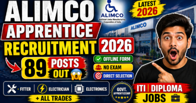 ALIMCO Apprentice Recruitment 2026