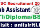 BTSC Lab Assistant Recruitment 2026, ITI, Diploma, BSC