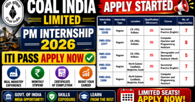Coal India Limited PM Internship 2026