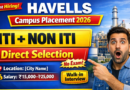 Havells Campus Placement Drive 2026