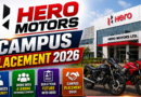 Hero Motors Campus Placement 2026