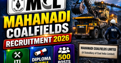 MCL Mahanadi Coalfields Recruitment 2026