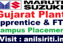 Maruti Suzuki Gujarat Plant FTC and Apprentice Recruitment 2026