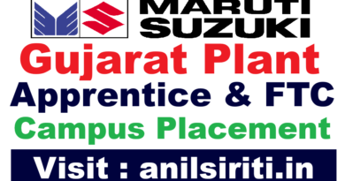 Maruti Suzuki Gujarat Plant FTC and Apprentice Recruitment 2026
