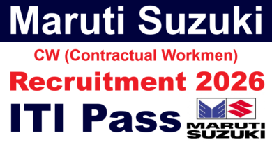 Maruti Suzuki CW Recruitment 2026