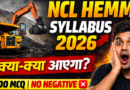 NCL HEMM Operator Trainee Syllabus 2026
