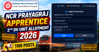 NCR Prayagraj Apprentice 2nd DV Unit Allotment 2026