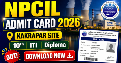 NPCIL Kakrapar Admit Card 2026