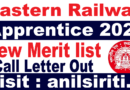 Eastern Railway Apprentice 2026 New merit list out