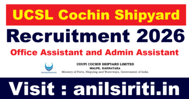 UCSL Office Assistant and Admin Assistant Recruitment 2026