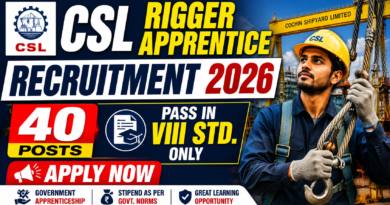 CSL Rigger Apprentice Recruitment 2026